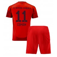 Echipament fotbal Bayern Munich Kingsley Coman #11 Tricou Acasa 2024-25 pentru copii maneca scurta (+ Pantaloni scurti)